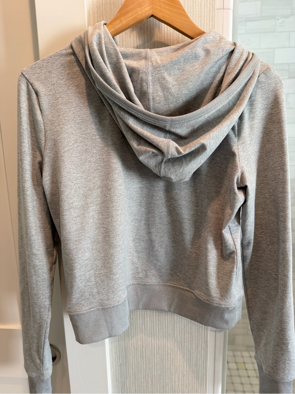 By Light Gray Zip-Up Hoodie Jacket - Women - Picture 3 of 3